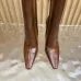 YSL Cassandre Side‑Zip Square‑Toe Ankle Boots 10.5cm Heel #B68441