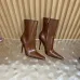 YSL Cassandre Side‑Zip Square‑Toe Ankle Boots 10.5cm Heel #B68441