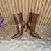 YSL Cassandre Side‑Zip Square‑Toe Ankle Boots 10.5cm Heel #B68441