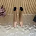 YSL Cassandre Side‑Zip Square‑Toe Ankle Boots 10.5cm Heel #B68442