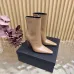 YSL Cassandre Side‑Zip Square‑Toe Ankle Boots 10.5cm Heel #B68442