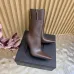 YSL Cassandre Side‑Zip Square‑Toe Ankle Boots 10.5cm Heel #B68443