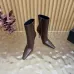 YSL Cassandre Side‑Zip Square‑Toe Ankle Boots 10.5cm Heel #B68443