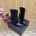 YSL Cassandre Side‑Zip Square‑Toe Ankle Boots 10.5cm Heel #B68444