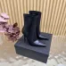 YSL Cassandre Side‑Zip Square‑Toe Ankle Boots 10.5cm Heel #B68444
