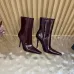YSL Cassandre Side‑Zip Square‑Toe Ankle Boots 10.5cm Heel #B68445