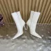 YSL Cassandre Side‑Zip Square‑Toe Ankle Boots 10.5cm Heel #B68446