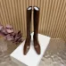YSL Cassandre Side‑Zip Square‑Toe Knee‑High Boots 7cm Heel #B68431