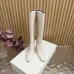 YSL Cassandre Side‑Zip Square‑Toe Knee‑High Boots 7cm Heel #B68434