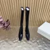 YSL Cassandre Side‑Zip Square‑Toe Knee‑High Boots 7cm Heel #B68435