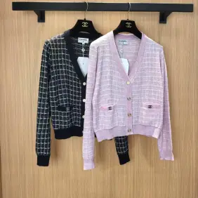 CHANEL Cardigan Knit Sweater #B68318 CHANEL Cardigan Knit Sweater #B68318
