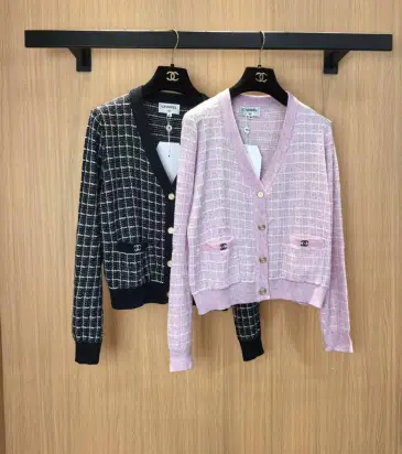 CHANEL Cardigan Knit Sweater #B68318 CHANEL Cardigan Knit Sweater #B68318