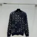 LV Women's Crewneck Sweaters  Monogram Pattern   Fair Isle Design in Dual Color Options for Luxury Fashion Lovers #A57760
