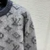 LV Women's Crewneck Sweaters  Monogram Pattern   Fair Isle Design in Dual Color Options for Luxury Fashion Lovers #A57761