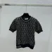 Women's FF Monogram Knit Short Sleeve Crew Neck Top #A62507