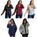 Womens Gucci Burgundy GG Print V Neck  Knit Cardigan Outerwear #B67695