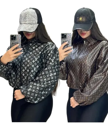 LV  monogram cropped jacket for women streetwear #B68734