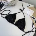 YSL New Style Bikini Swimsuit Corduroy Fabric Two-Piece Set #B68517