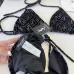 YSL New Style Bikini Swimsuit Corduroy Fabric Two-Piece Set #B68517