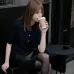 Chanel Monogram Knit Short Sleeve Crew Neck Blouse #A63658