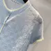 Dior Monogram Knit Short Sleeve Crew Neck Blouse #A63664