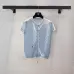 Dior Monogram Knit Short Sleeve Crew Neck Blouse #A63664