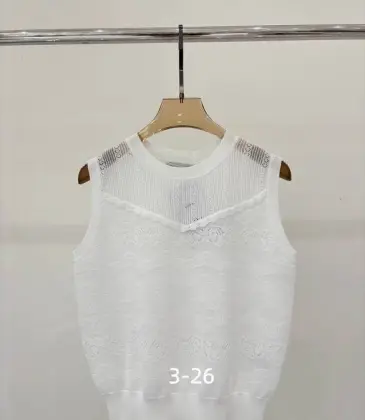 Dior sleeveless t-shirt in white #B67379