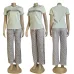2025 On sale Women's D-ior CD Pattern Top and Pants Set with Side Stripe #A47225