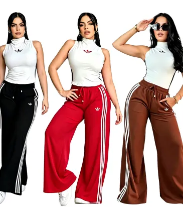 Black Tube Top White Long Skirt Adidas Two‑Piece Outfit #B67626