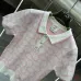 Casablanca Style Knit Polo Top &amp; Skirt Set, S-XL #A63518