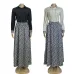 D-ior Long-Sleeve Shirt with CD Print Maxi Skirt #A46535