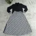 D-ior Long-Sleeve Shirt with CD Print Maxi Skirt #A46535