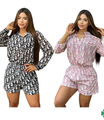 Dior Women shirt short set #A62791 Dior Women shirt short set #A62791