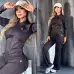 Special Offer Alo Yoga Women's Loungewear Sets Signature Logo Design in Black White with Comfortable Fit for Active Fashionistas #A58990
