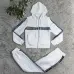 Women's D-ior CD Pattern Hoodie and Pants Set with Side Stripe #A47228