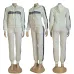 Women's D-ior CD Pattern Hoodie and Pants Set with Side Stripe #A47228